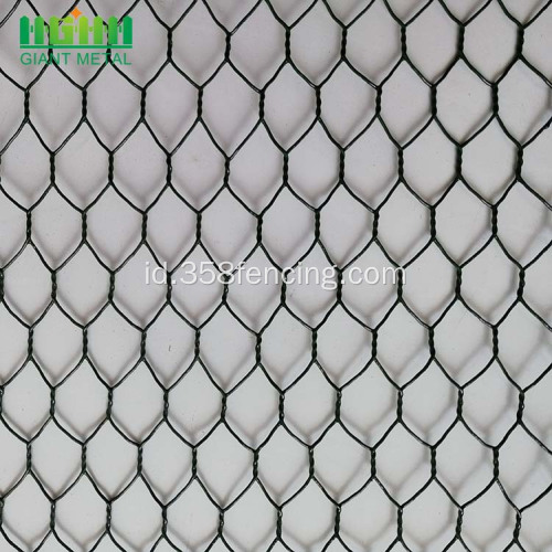 PVC Ayam Dilapisi Hexagonal Wire Mesh Netting